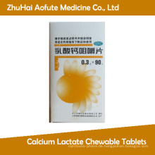 GMP Certified Calcium Lactate Kautabletten